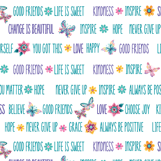 Inspirational Words White