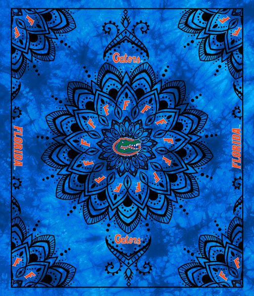 NCAA-Florida- Collegiate Tapestry Finished Panel Size 48"X56"