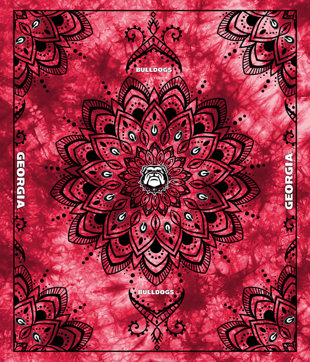 NCAA-Georgia Collegiate Tapestry Finished Panel Size 48"X56"