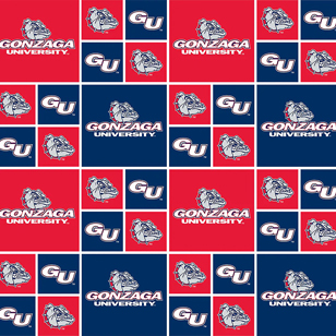 NCAA-Gonzaga Cotton W43 - 15 Yd Bolt