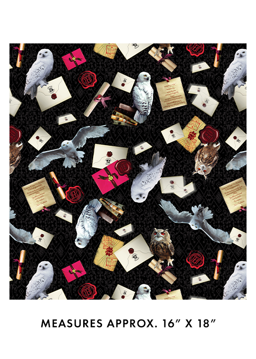 Minkee 100% Polyester Messengers Black W60"