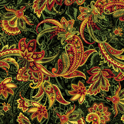 Harvest Paisley Green