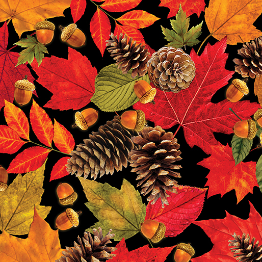 Leafy Splendor Black