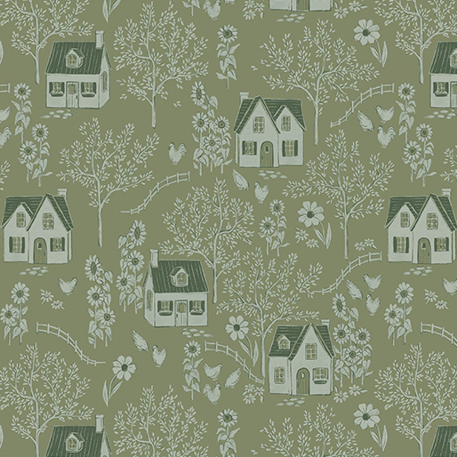 Heirloom Garden Tonal Medium Moss