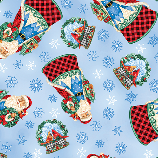Highland Glen Santa Blue/Multi