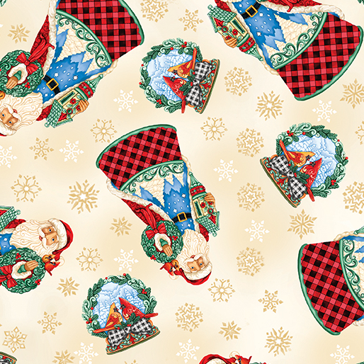 Highland Glen Santa Cream/Multi