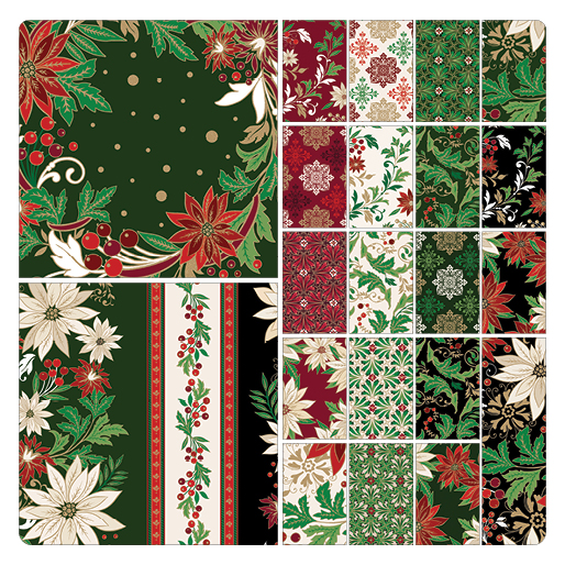 Holiday Nouveau:21 skus - (10 Yards Only)