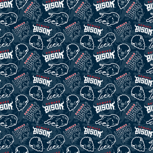 NCAA-Howard University Tone On Tone Cotton W43 - 15 Yd Bolt