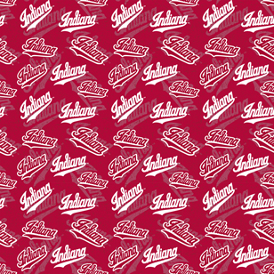 NCAA-Indiana Tone On Tone Cotton W43 - 15 Yd Bolt