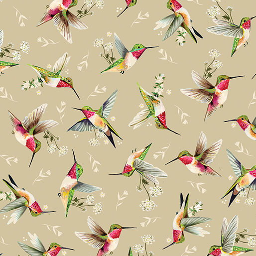 Hummingbird Toss Tan