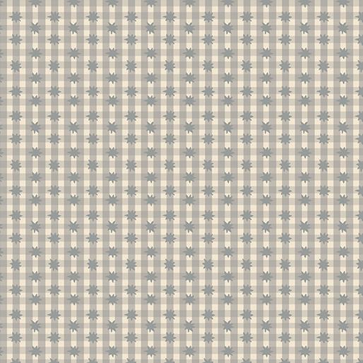Meadow Star Gingham Gray