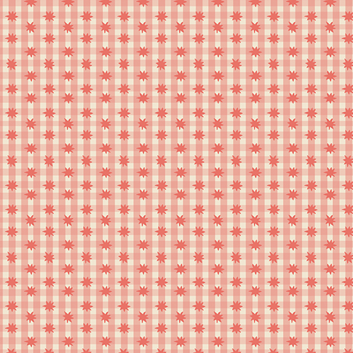 Meadow Star Gingham Peach Jam