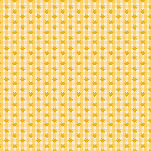 Meadow Star Gingham Yellow