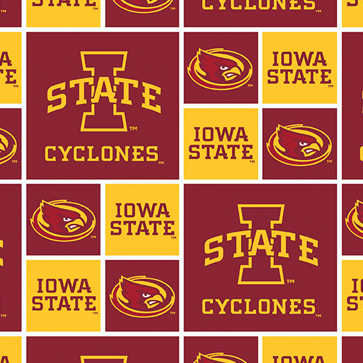 NCAA-Iowa State Cotton W43 - 15 Yd Bolt