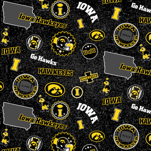 NCAA-Iowa Home State Cotton W43 - 15 Yd Bolt