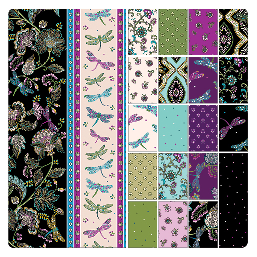 Jacobean Garden:20 skus - (10 Yards Only)