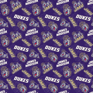NCAA-James Madison U Dukes Tone On Tone Cotton W43 - 15 Yd Bolt