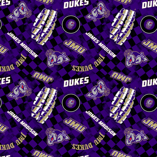 NCAA- James Madison Purple Canvas Duck Cloth Cotton W43 - 15 Yd Bolt