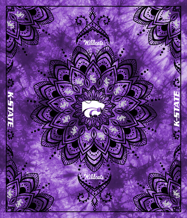 NCAA-Kansas State Collegiate Tapestry Finished Panel Size 48"X56"