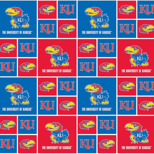 NCAA-Kansas Cotton W43 - 15 Yd Bolt