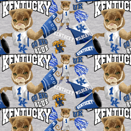 NCAA-Kentucky Collegiate Mascot Cotton W43 - 15 Yd Bolt
