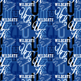 NCAA-Kentucky LettersCotton W43 - 15 Yd Bolt