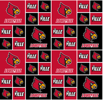 NCAA-Louisville Cotton W43 - 15 Yd Bolt
