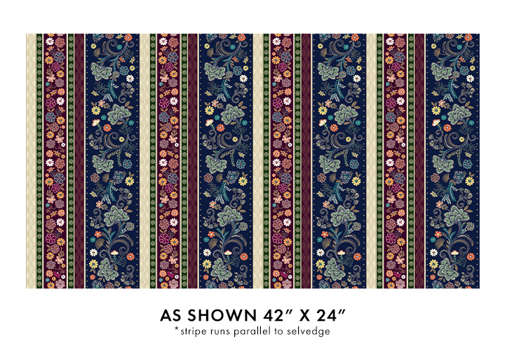 Majestic Stripe Navy/Multi