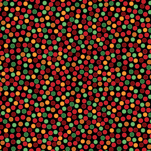 Joyful Dots Black/Multi
