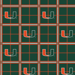NCAA-Miami Cotton W43 - 15 Yd Bolt
