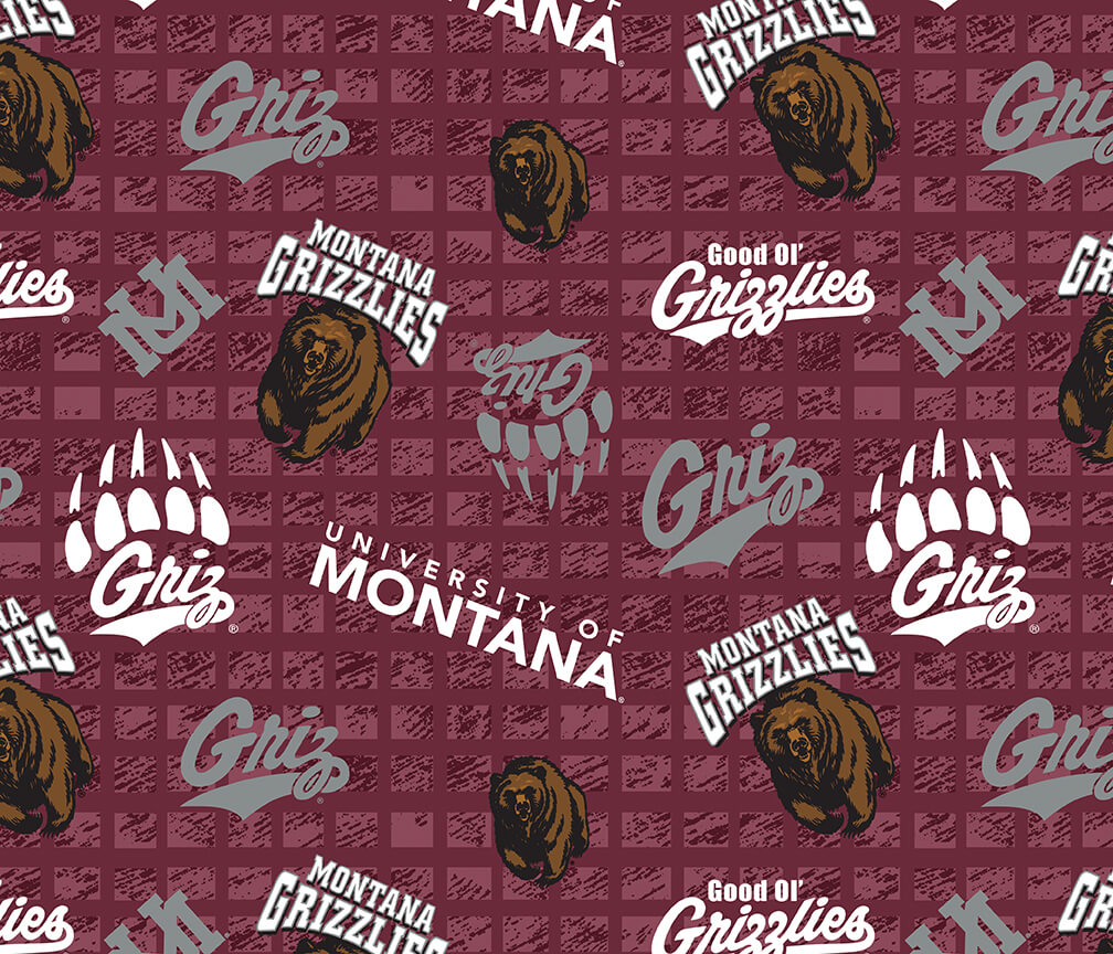 NCAA- Montana Jersey Knit 92% Poly 8% Spandex W58 - 15 Yd Bolt