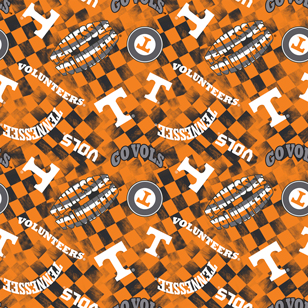 NCAA- Tennessee Orange Canvas Duck Cloth Cotton W43 - 15 Yd Bolt