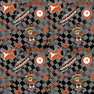 NCAA- Texas Gray Canvas Duck Cloth Cotton W43 - 15 Yd Bolt