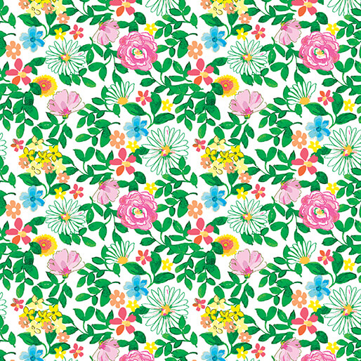 Little Tropical Garden White