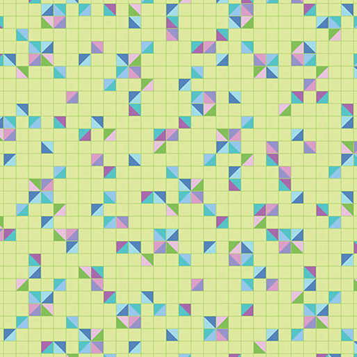 Modern Triangles Green