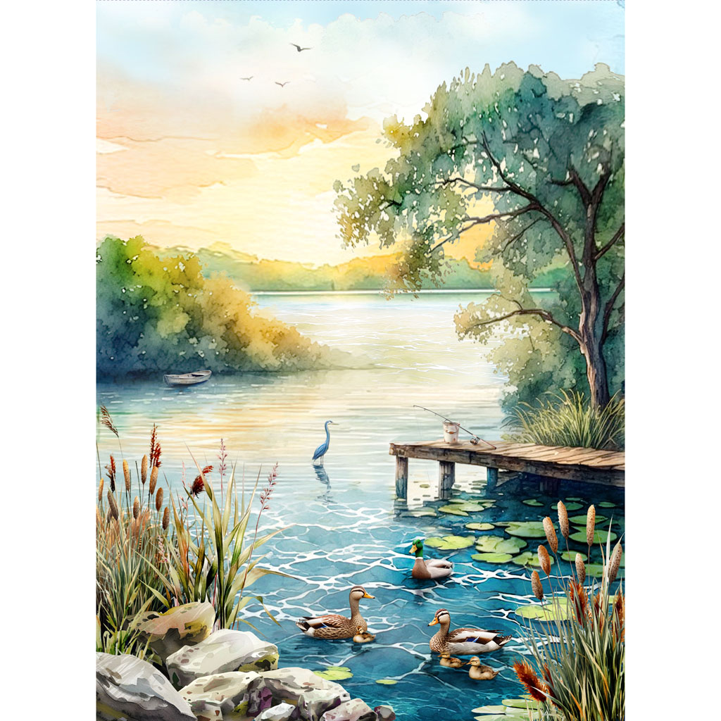 Lake Life Digital 60" Panel