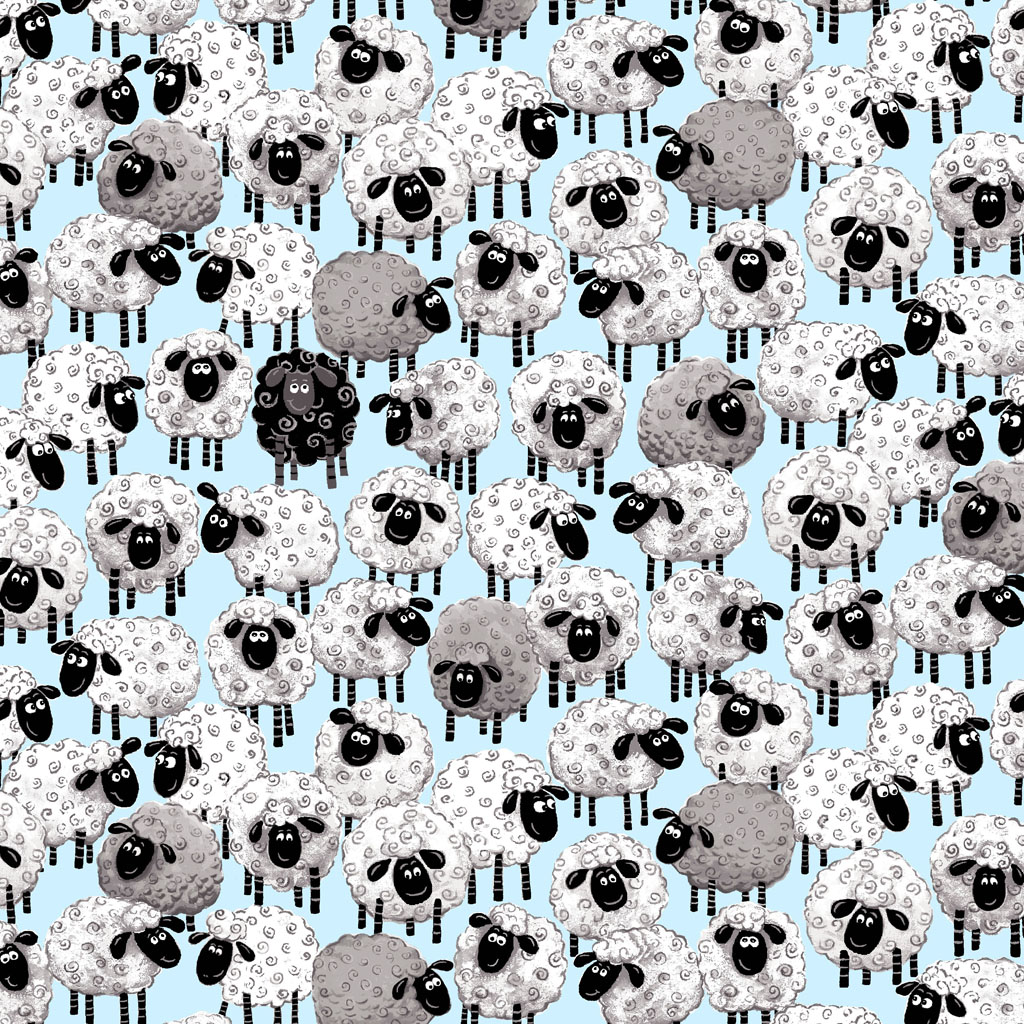 Lewe the Ewe Allover Sheep