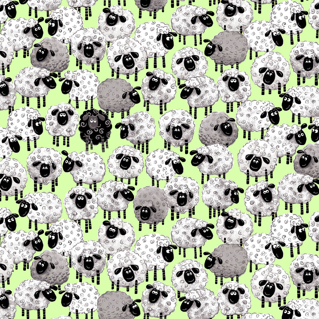 Lewe the Ewe Allover Sheep
