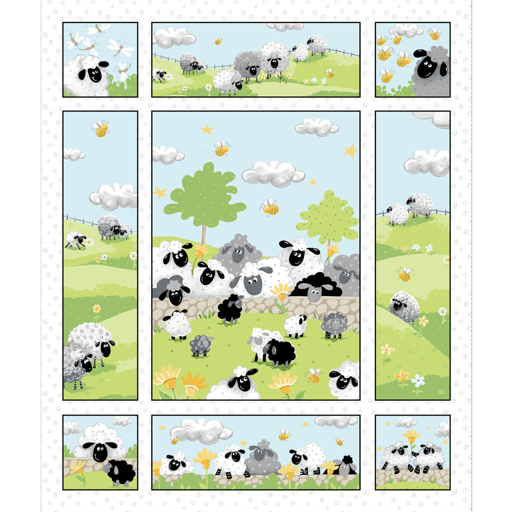 Lewe the Ewe 36" Quilt Panel