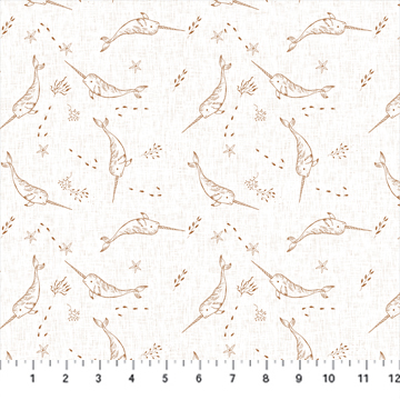 Calm Waters Narwhals Cream