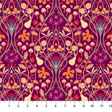 Splendor Fall Botanica Burgandy