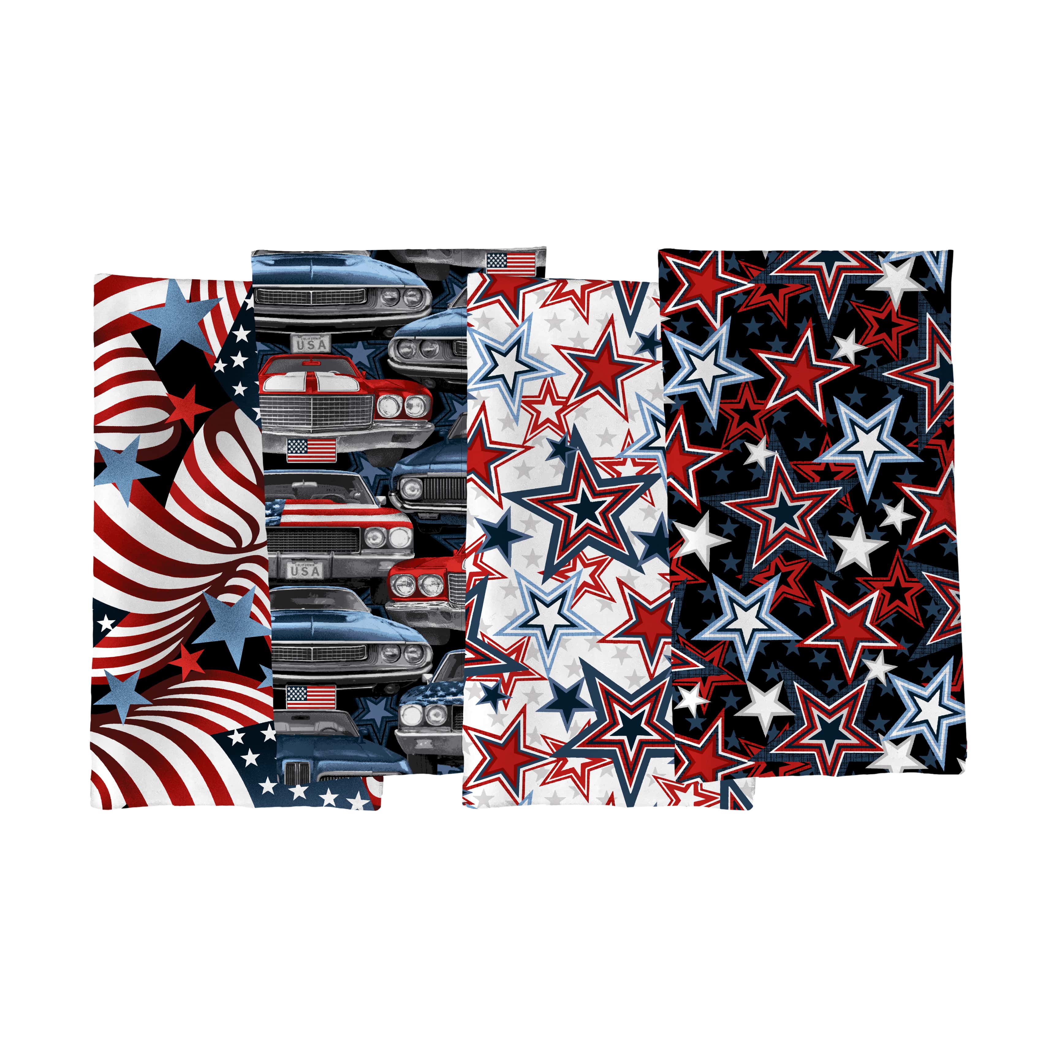 PATRIOTIC MINKY_FABRIC STACK