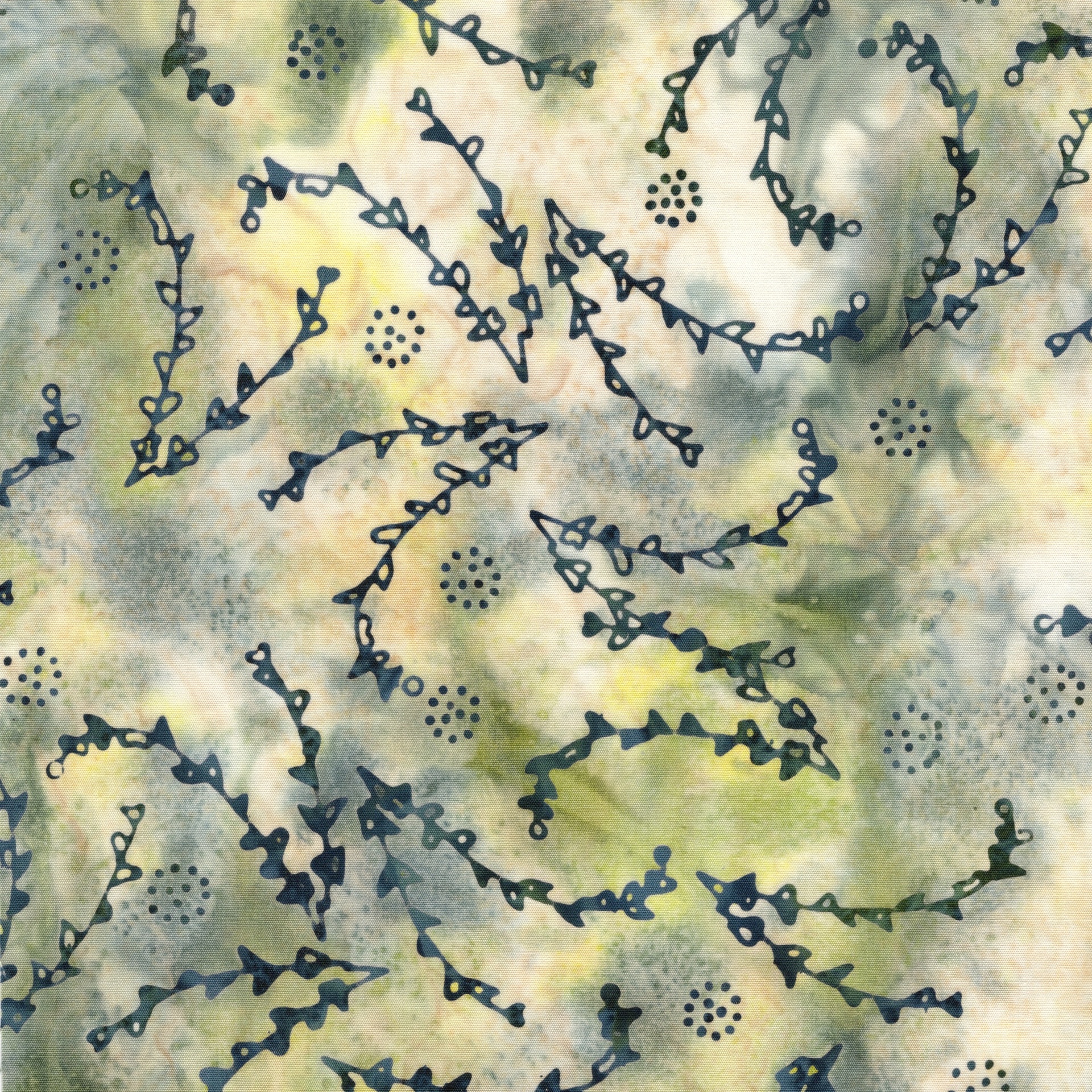 912505830 / Lines of Vines-Multi Green Yellow Glacier