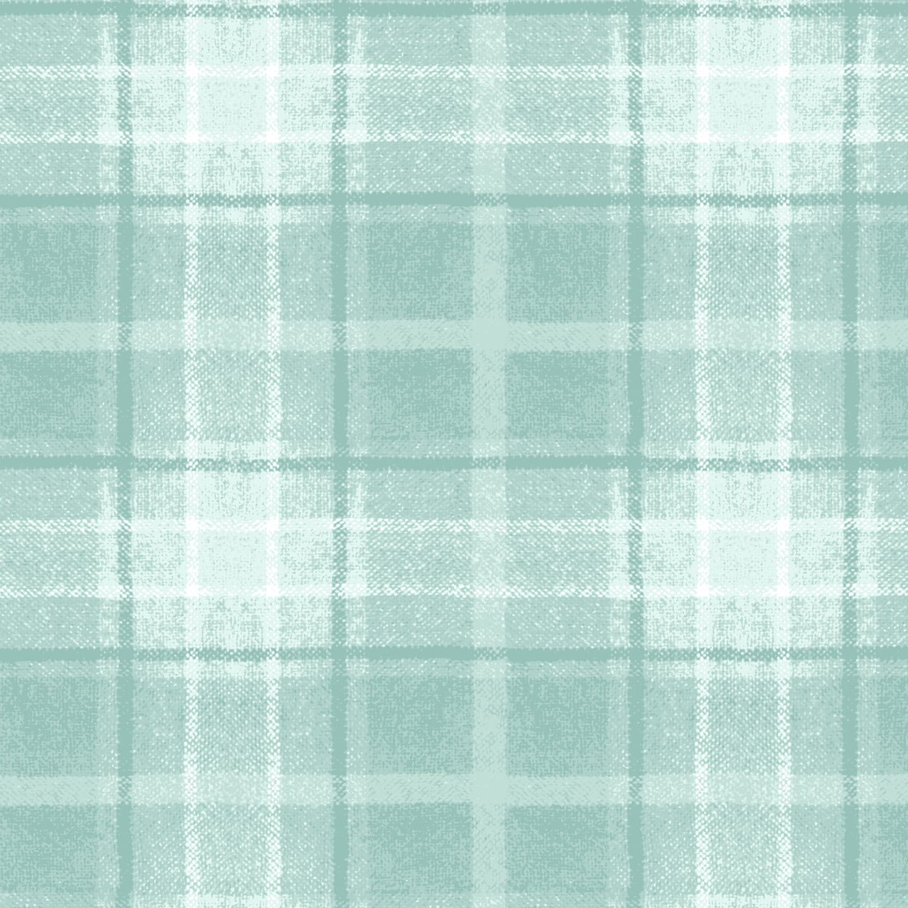 Snowtop Mountain Flannel Aqua Bonnie