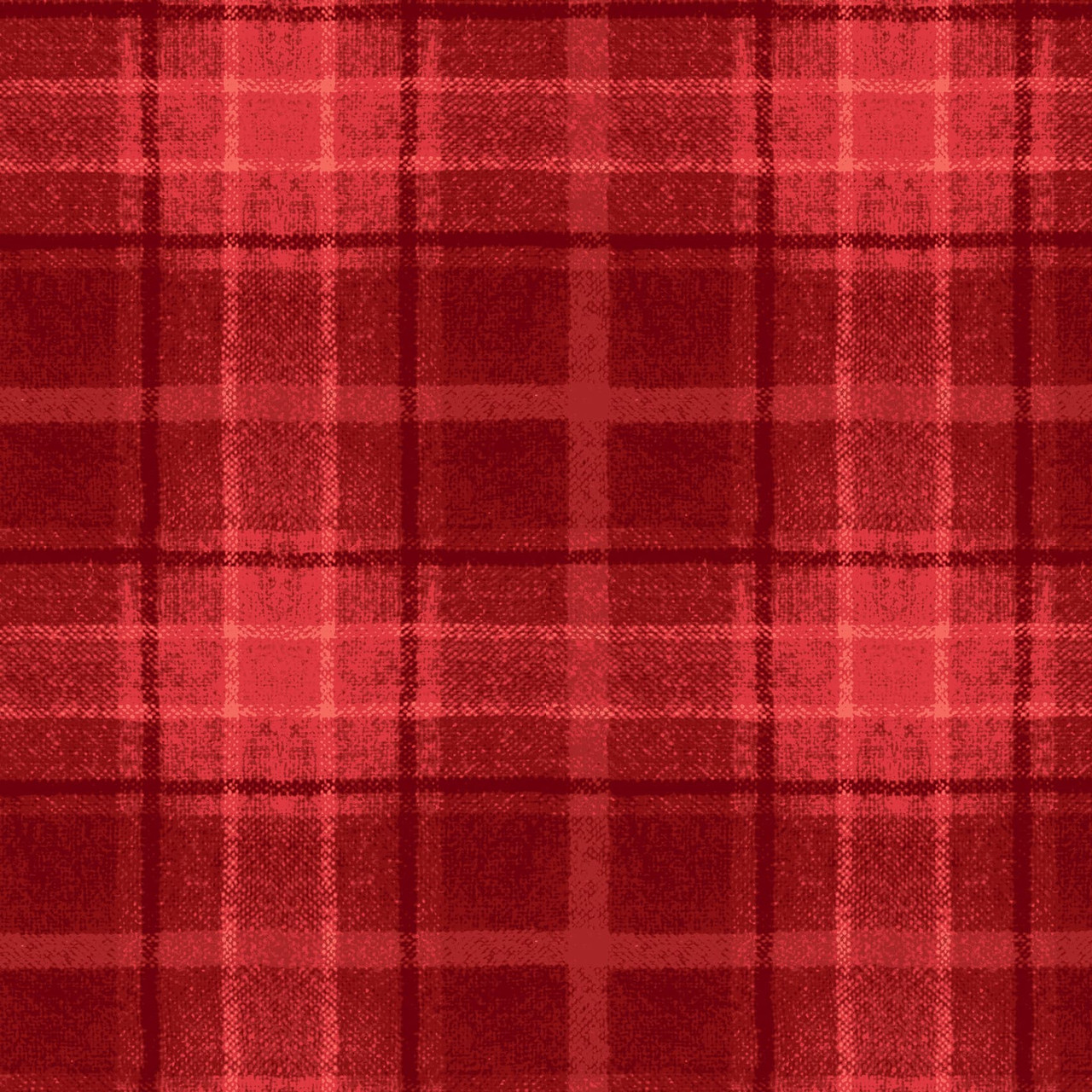 Snowtop Mountain Flannel Red Bonnie