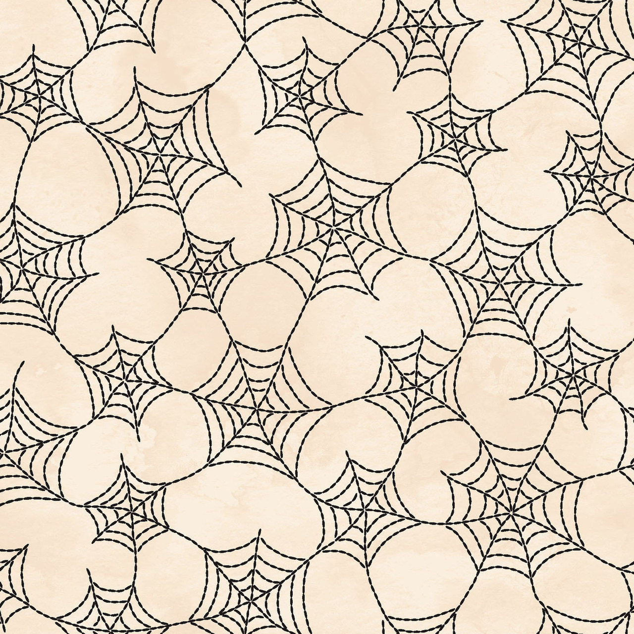 Spooky Stitches Cream Robin