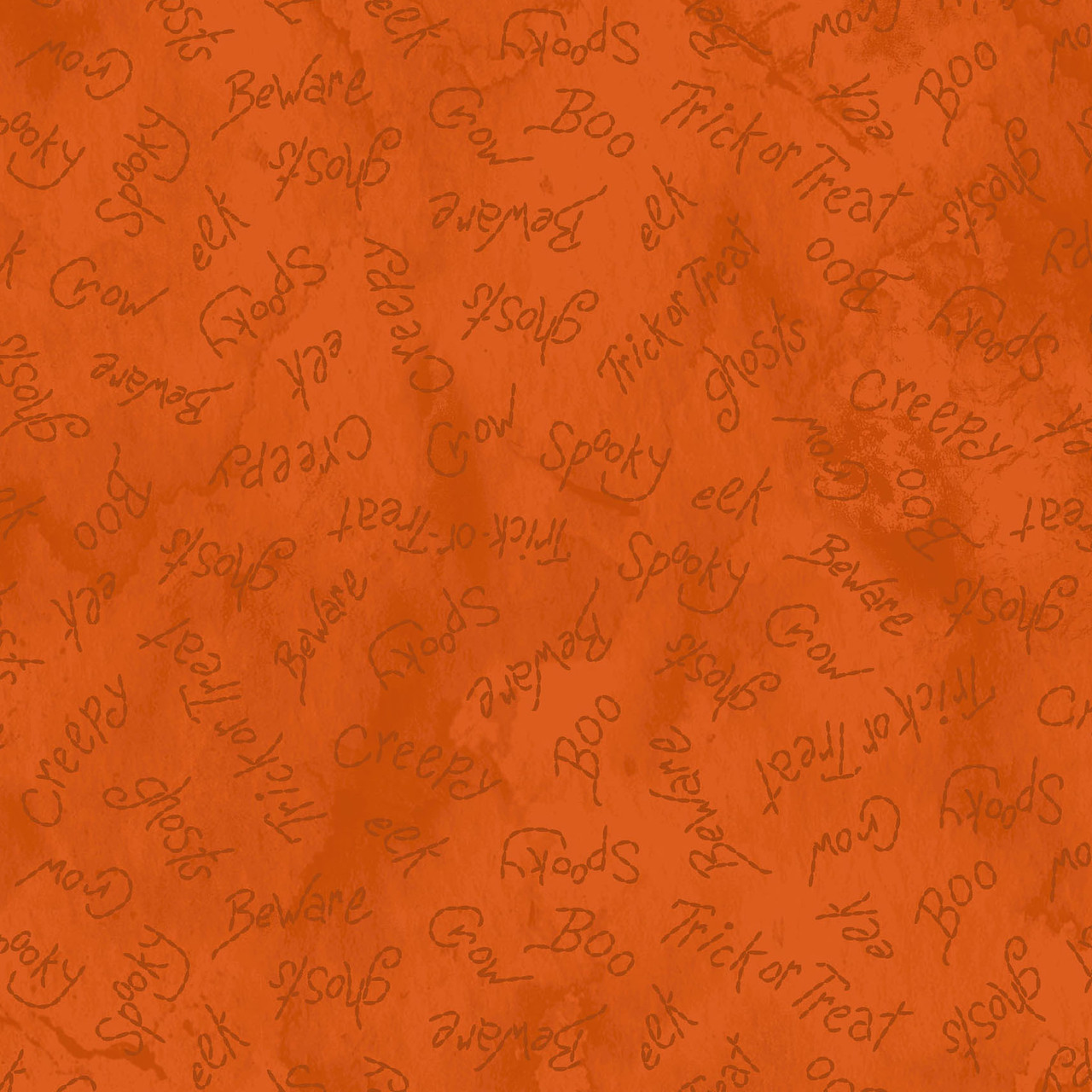 Spooky Stitches Orange Robin