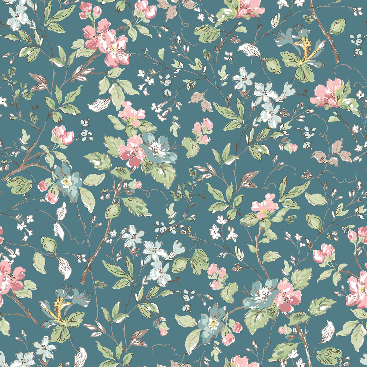Terrace Blooms Blue Maywood Studio