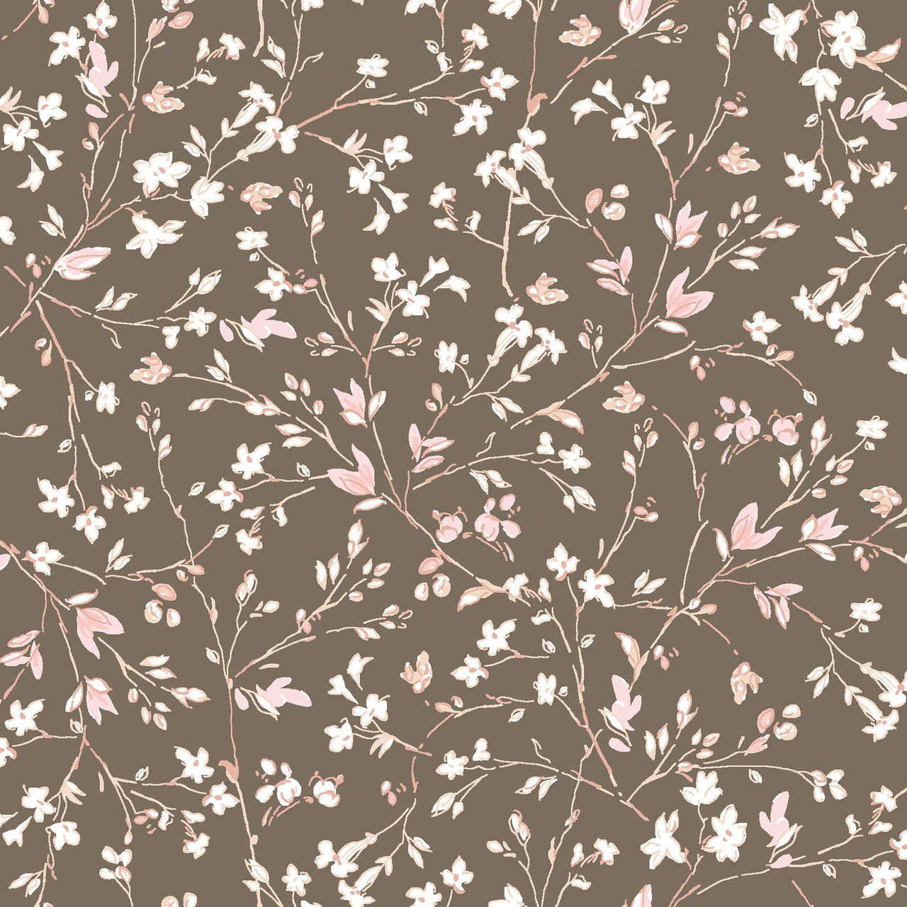 Terrace Blooms Brown Maywood Studio