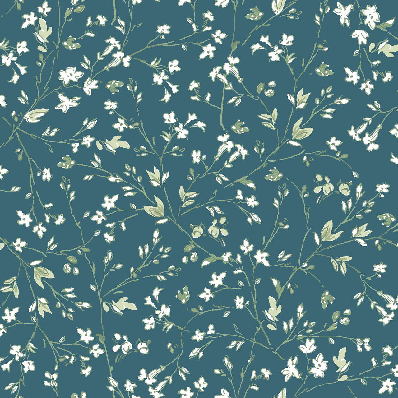 Terrace Blooms Blue Maywood Studio
